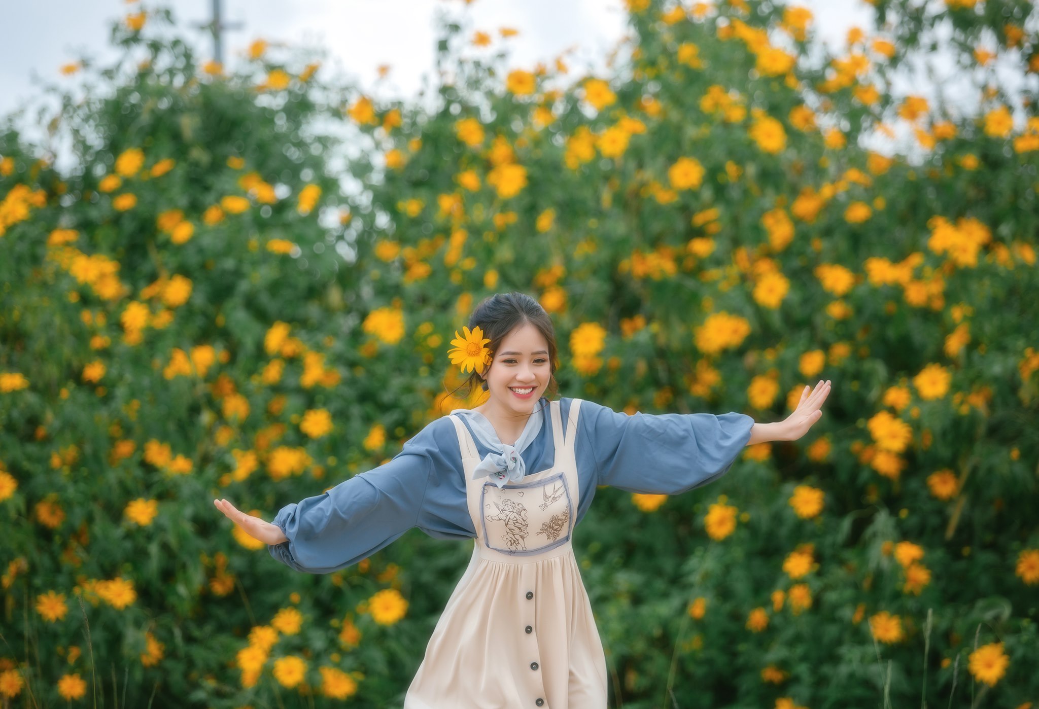 Địa điểm check-in hoa